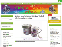 Tablet Screenshot of crystalangelwings.com
